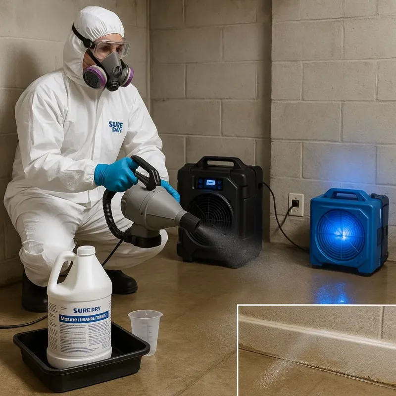 Sanitization and Odor Removal process in Bethel, CT