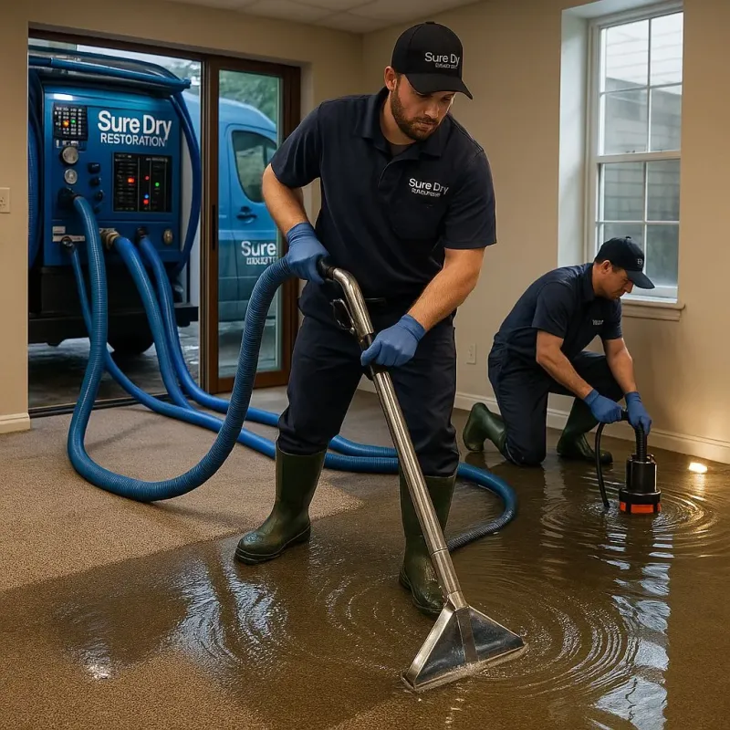Water Extraction and Removal process in Bethel, CT